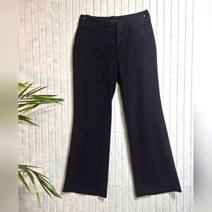 Banana Republic Jackson Fit Wool Pants 2 Black Stretch Trousers Women